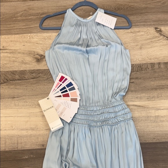 ☀️Ramy Brook Sky Blue High Low Dress - Picture 3 of 4